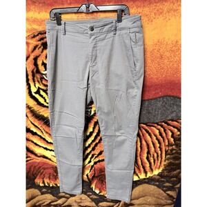 BirdDogs Mens‎ 34x32 Gray Chino lined Performance Golf Tapered Pants